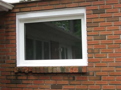 replacing windows with brick exterior